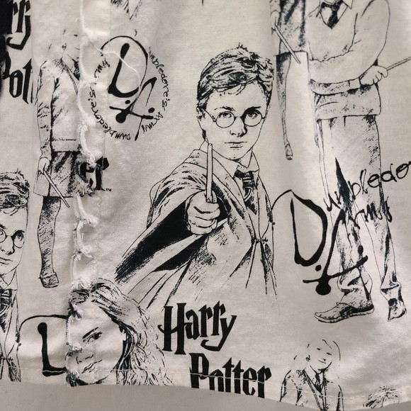 Harry Potter handmade skirt black & white girls size 7/8 23" waist 16" Long - Picture 1 of 8